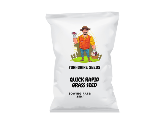 Rapid Growing Grass Seed For New Lawns & Quick Patch Repair Perfect for Dog Law